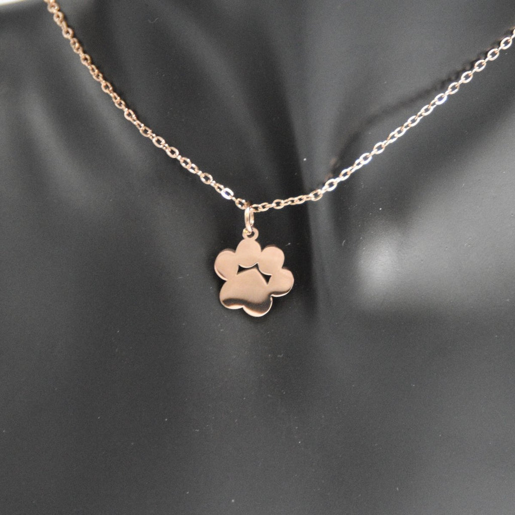 Rose Gold stainless steel personalised name necklace with custom engraving