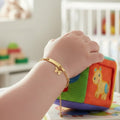 Mini Unity Bracelet - Gold Children's Heart Charm Bracelet - White Crow