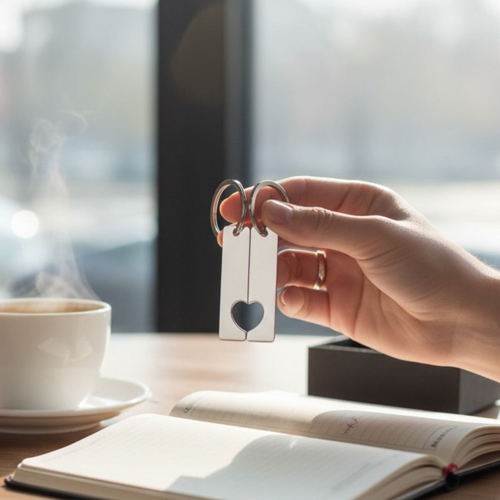 Together Keychain (Personalised Keychain) - White Crow